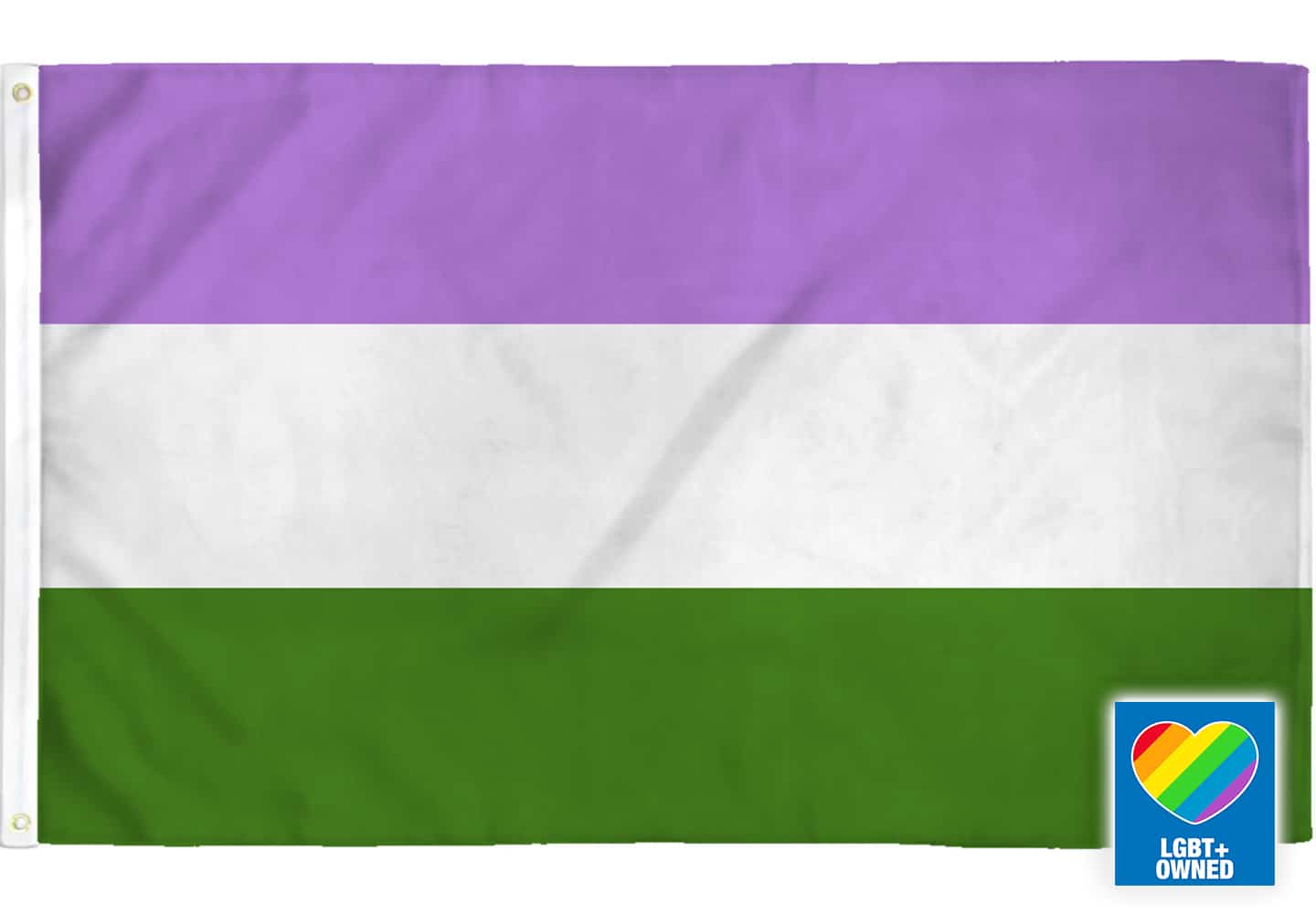 3×5′ Genderqueer Pride Flag Pride Basics 8498