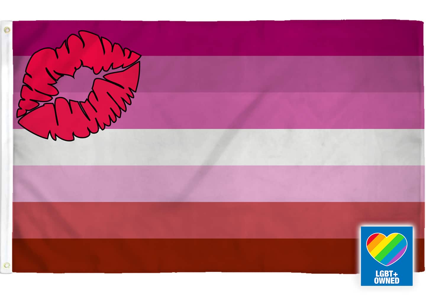 3×5′ Lipstick Lesbian Pride Flag Pride Basics