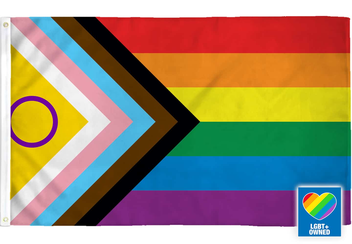 3x5 Intersex Inclusive Pride Flag Pride Basics